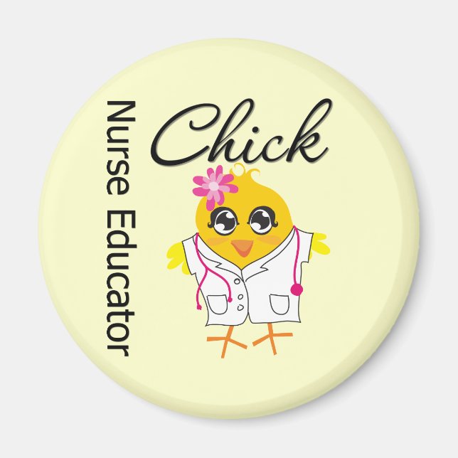 Career Nurse Chick - Nurse Educator Magnet (Front)