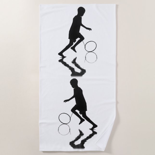 Carefree. Beach Towel (Front)