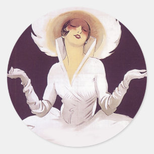 Carefree Classic Round Sticker