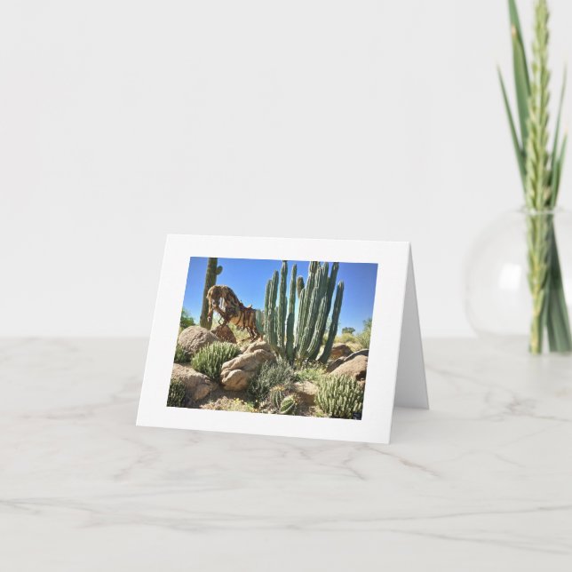 Carefree Desert Gardens Blank Card (Front)
