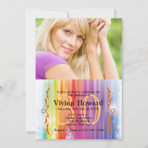 Carefree Photo Birthday Party Invitation
