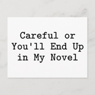 Careful or Novel Postcard