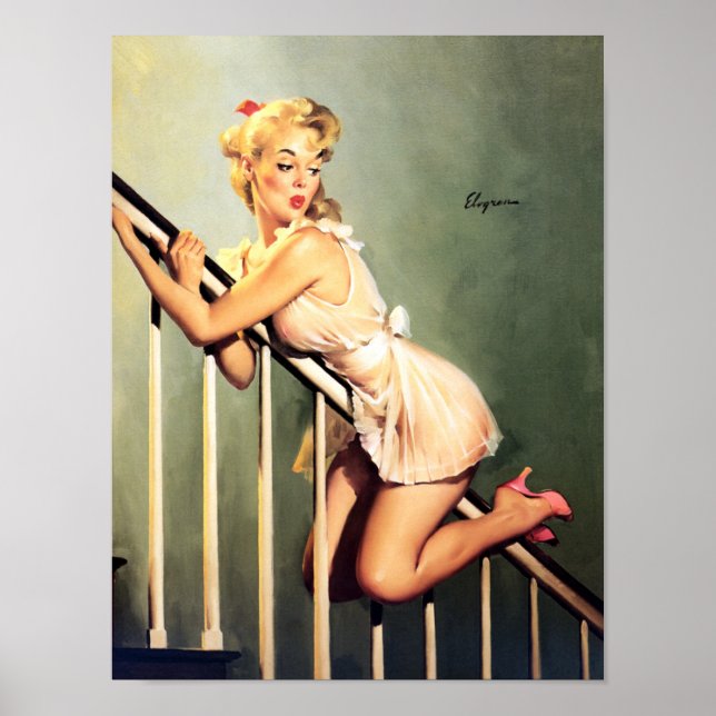 Careful Slide Pin Up Poster (Front)