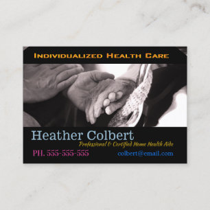 Caregiver HelpingU Trusting Professional Business Card