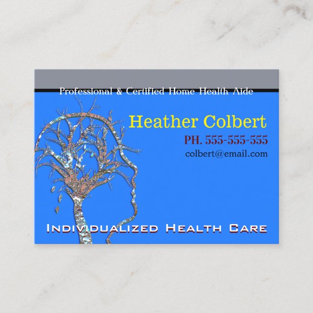 Caregiver Support and Assist Business Card (Front)
