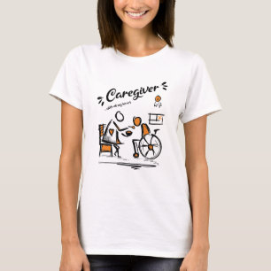 Caregiver with all my Heart. Caregivers Gift Idea T-Shirt