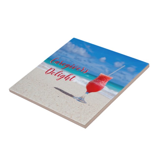 Caregiver's Delight Ceramic Tile (Side)