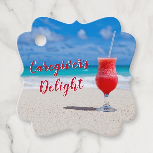Caregiver's Delight Favour Tags (Front)