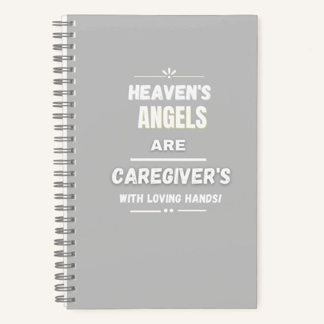 Caregiver's Journal Spiral Notebook (Front)