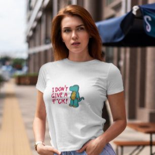 Careless Dinosaur Cartoon   T-Shirt