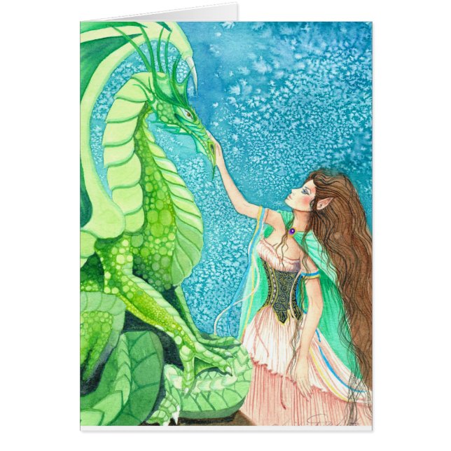 caresse du dragon vert (Devant)
