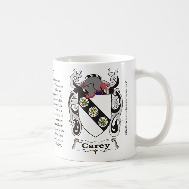 Carey, l'origine et signification sur une tasse (Droite)