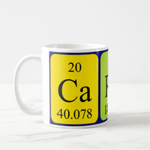 Carey periodic table name mug