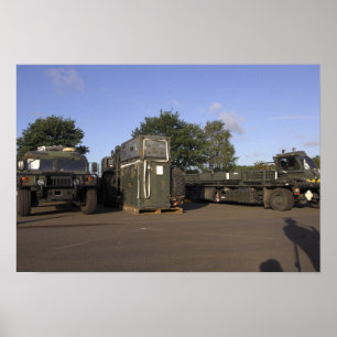 Cargo being prepared poster