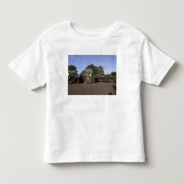 Cargo being prepared toddler t-shirt (Front)