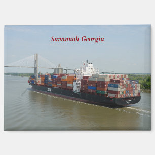 Cargo Container Ship Magnet