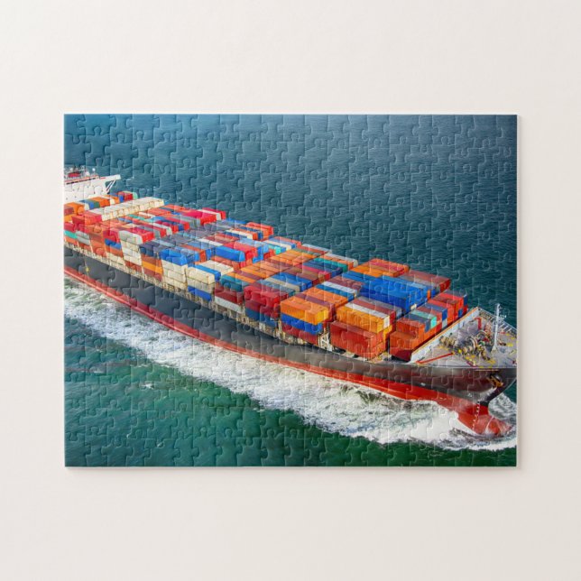 Cargo Ship Jigsaw Puzzle (Horizontal)