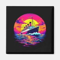 Cargo Ship Vintage Titanic Boat Travel Rate Men Wo