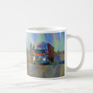 CARGO TRUCK BIG RIG TRUCKERS Gifts Coffee Mug