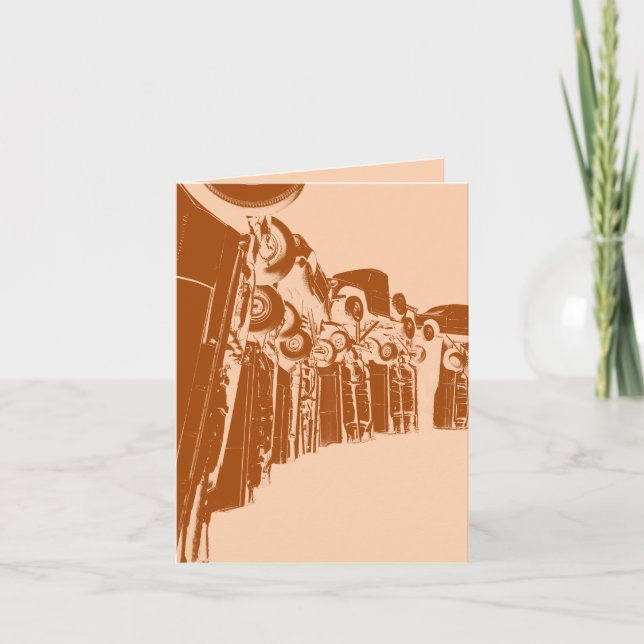 carhenge in alliance nebraska holiday card (Front)