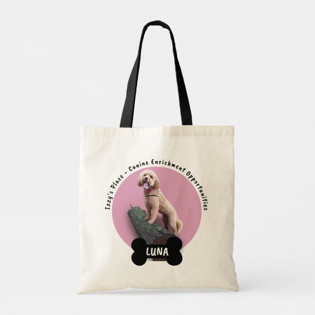 CARI - LUNA CANVAS TOTE (Back)