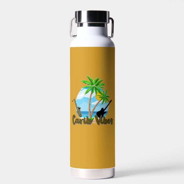 Carib Vibes - Thor Copper Vacuum Insulated  Bottle (Front)