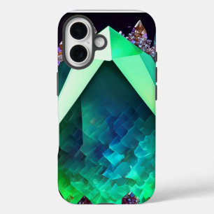 Caribbean Abstract Emerald Crystal Blue Waters iPhone 16 Case
