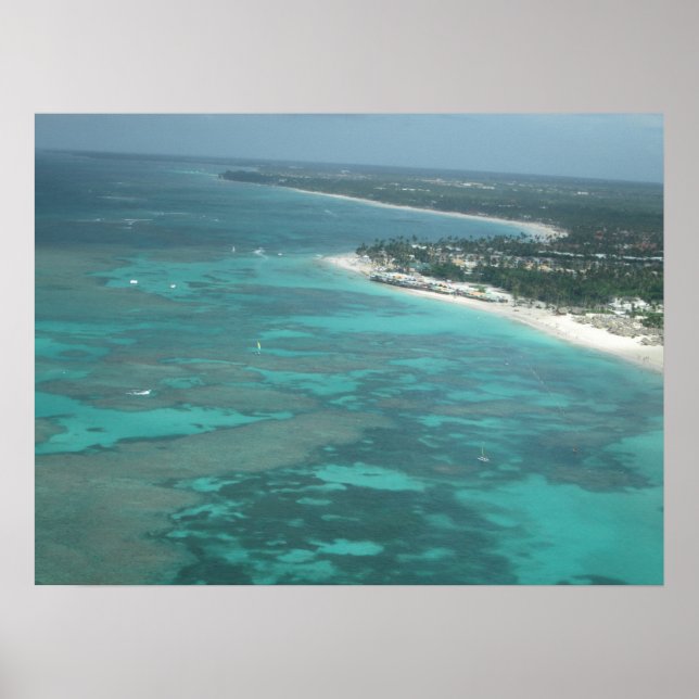 CARIBBEAN AERIAL #1 POSTER (Front)