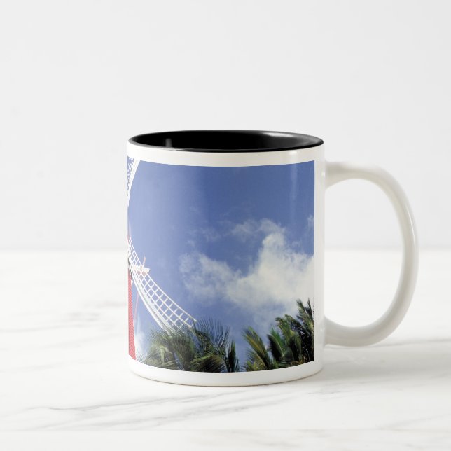 Caribbean, Aruba. Old Mill, converted into 'Mill Two-Tone Coffee Mug (Right)