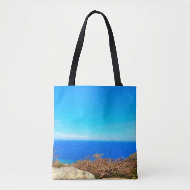 Caribbean Azure Bliss – Everyday Tote Bag (Front)