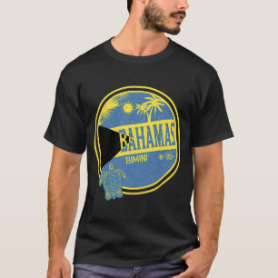 Caribbean Bahamas Bimini Vintage Vacation Tropical T-Shirt