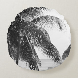 Caribbean Beach Bliss 10 #art #nature Round Pillow
