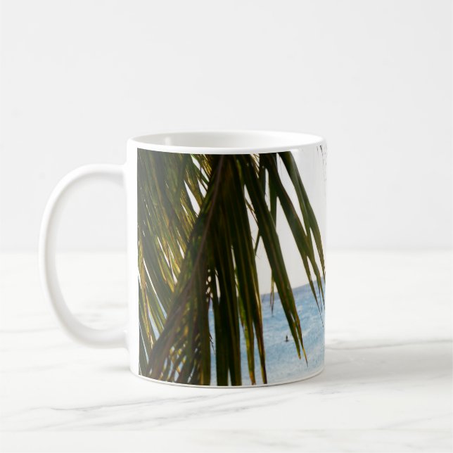 Caribbean Beach Bliss #2 #wall #art  Coffee Mug (Left)
