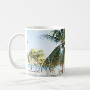 Caribbean Beach Bliss 7 #travel #art Coffee Mug