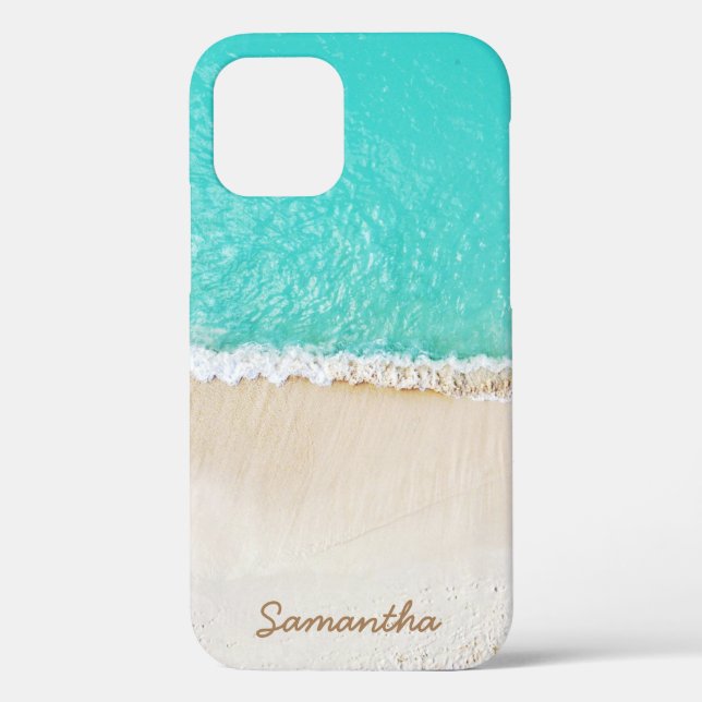 Caribbean Beach, Waves, and Sand Case-Mate iPhone Case (Back)