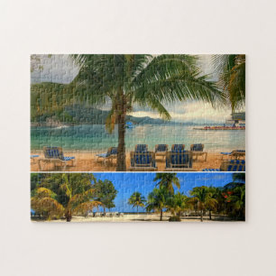 Caribbean beaches collage jigsaw puzzle