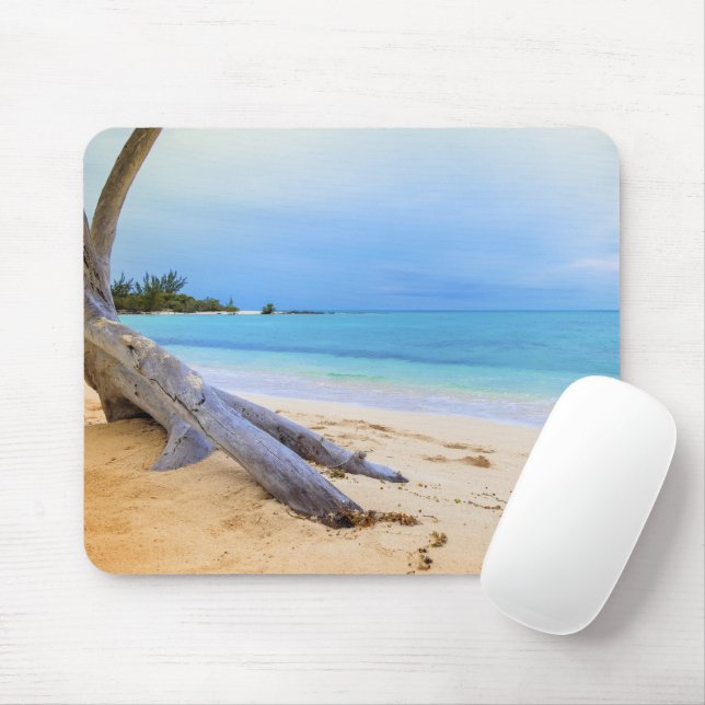 Caribbean Beachscape Mouse Pad (With Mouse)