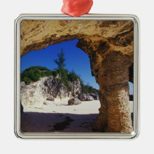Caribbean, Bermuda, Tucker's Town. Natural Metal Ornament