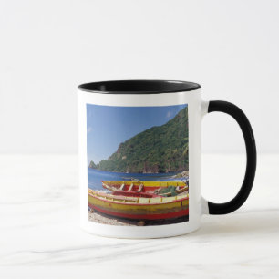 Caribbean, BWI, St. Lucia, Sailboats, Soufriere. Mug