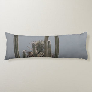Caribbean Cactus Grove Charm 1 #art #tropical Body Pillow