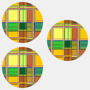 Caribbean Colorful Fabric Madras Tartan