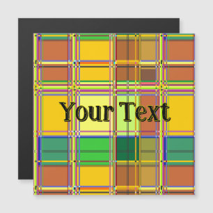Caribbean Colorful Fabric Madras Tartan