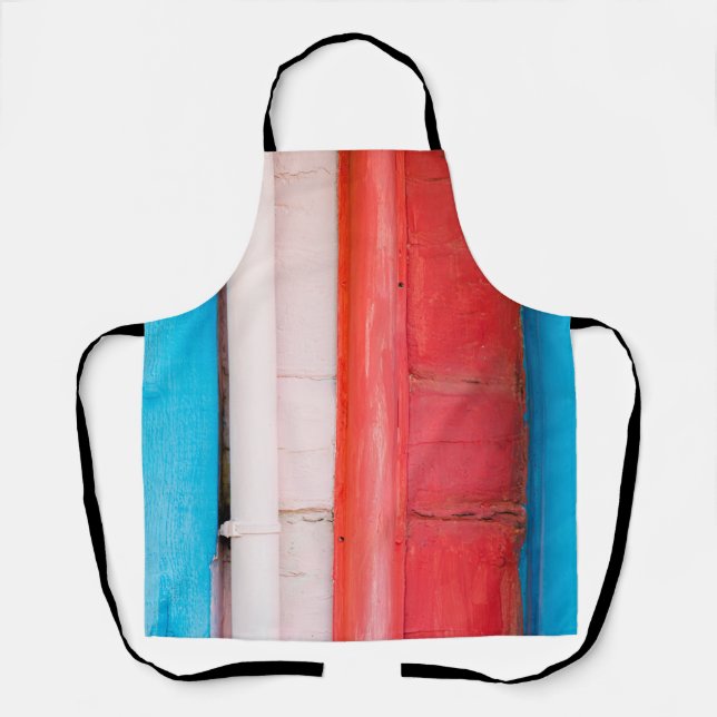 Caribbean colours - abstract apron (Front)
