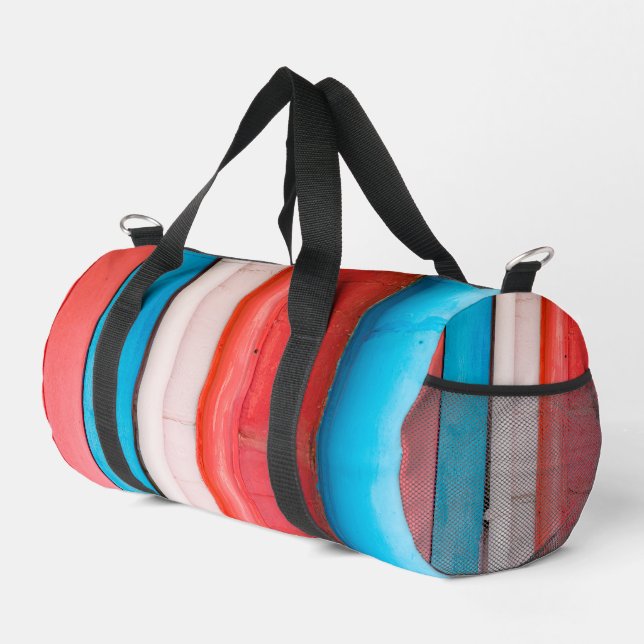 Caribbean colours - abstract duffle bag (Right Corner)