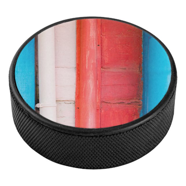 Caribbean colours - abstract hockey puck (3/4)