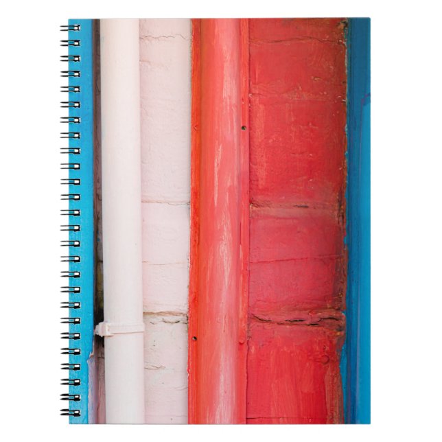 Caribbean colours - abstract notebook (Front)