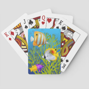 Caribbean Coral Reef Fish Playing Cards