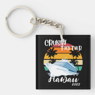 Caribbean Cruise 2025Family Friends Group Travel Keychain