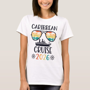 Caribbean Cruise 2026 Vacation Trip Matching Famil T-Shirt