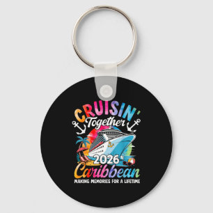 Caribbean Cruise Family Vacation 2026 Cruisin’ Tog Keychain